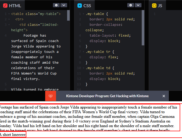 CSS Table Max Height Not Working Jason s Blog